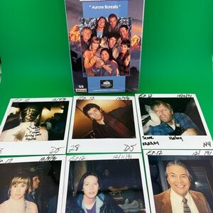 LOT 10 - Vintage Northern Exposure Production Polaroid Photos with bonus VHS